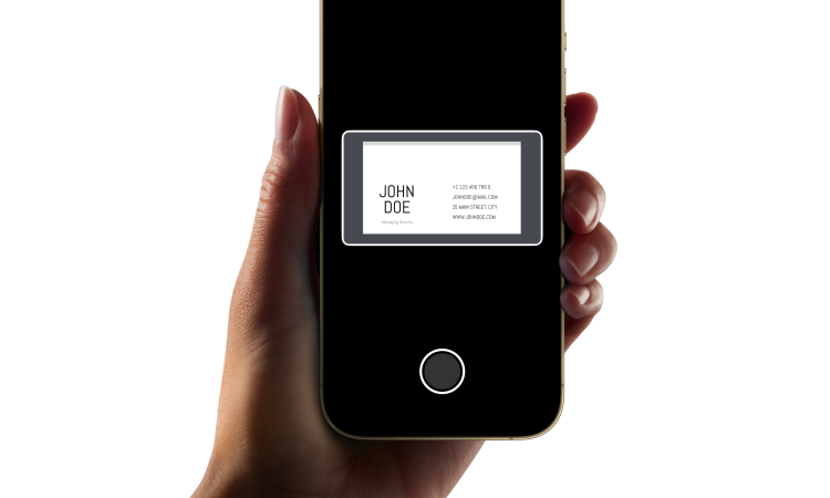 Contacts App iPhone - Business Card Scanner